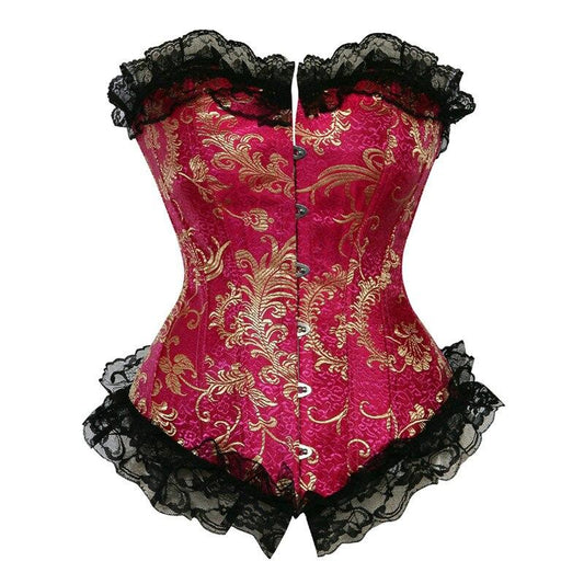 un corset ancien rouge | Maison du Corset