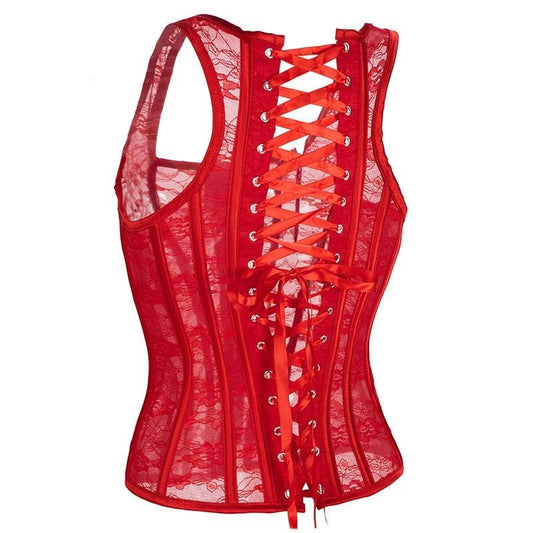 Corset Vintage Saint Valentin vu de dos | Maison du Corset