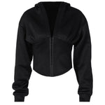 Corset bustier sweater noir | Maison du Corset