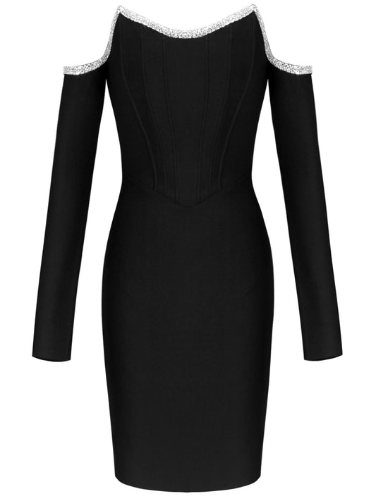 robe corset cocktail noire | Maison du Corset