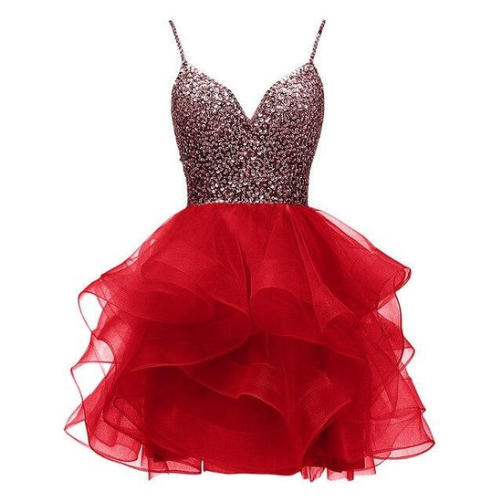 robe corset avec tulle rouge