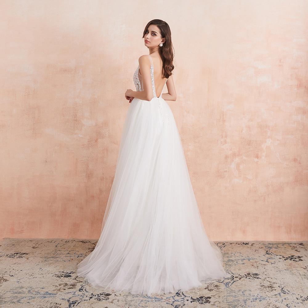 dos nu robe mariée corset transparent