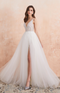 robe mariée corset transparent blanc